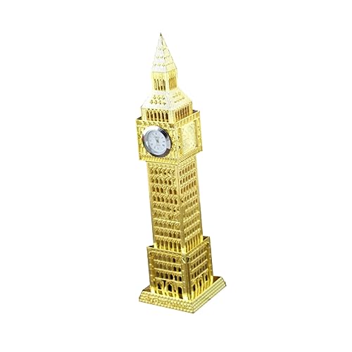 Cabilock 1Stk Urlaub The Holiday The Vacation partydeko Einschulung mikrolle London Big Uhr Metallornament Big- -Uhr Metallhandwerk europäischer Stil Ornamente Modell von Cabilock