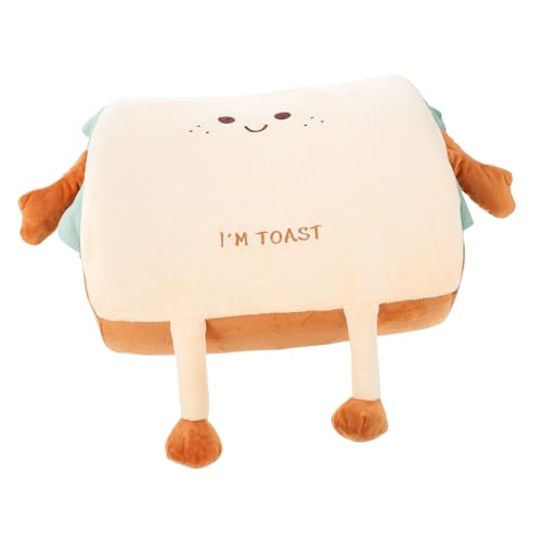 Cabilock 1Stück Süßes Toast Design Kissen aus Memory Foam Ergonomisches Sofakissen für Gemütliche Nickerchen und Komfortable Unterstützung Zuhause und Büro von Cabilock