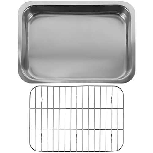 Cabilock 1satz Backblech Mit Abkühlgitter Praktische Backform Für Ofen Backen Servieren Und Aufbewahren Von Speisen Leicht Zu Reinigen Und Platzsparend von Cabilock