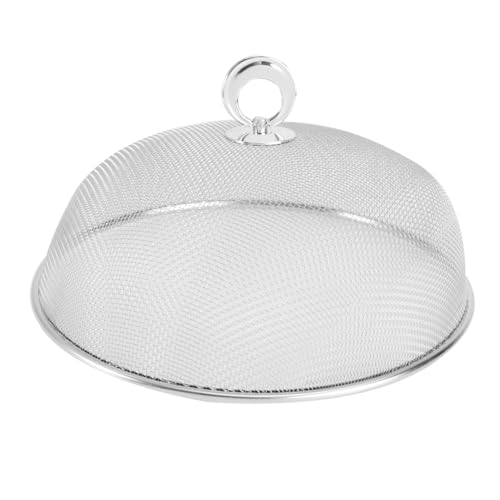 Cabilock Edelstahl Faltbarer Lebensmittelabdeckung Rund FüR KüChe Und Zuhause, Durchmesser 24Cm, Silber Cabilock Edelstahl Faltbarer Lebensmittelabdeckung Rund FüR KüChe Und Zuhause, Durchmesser 24Cm, Silber von Cabilock