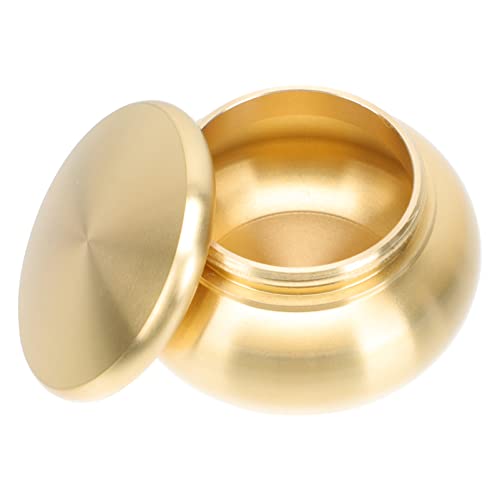 Cabilock 1stk Mini-teedose Reisetee Dose Nüsse Kanister Runder Kaffee Teedosen Salbendosen Büfett Tee-aufbewahrungsdose Süßigkeitenglas Zuckerdose Teeglas Kupfer Reisen Klimaanlage Siegel Cabilock 1stk Mini-teedose Reisetee Dose Nüsse Kanister Runder Kaffee Teedosen Salbendosen Büfett Tee-aufbewahrungsdose Süßigkeitenglas Zuckerdose Teeglas Kupfer Reisen Klimaanlage Siegel von Cabilock