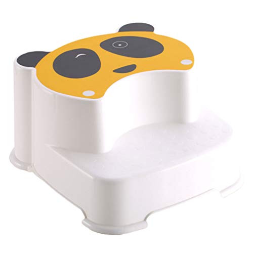 Cabilock 1stk Rutschfester Erhöhter Hocker Mit Panda-muster Tragbarer Outdoor-stuhl Küchenhocker Töpfchenhocker Duschhocker Toilettenhocker Bad Töpfchen Stuhl Pp Karikatur Kind Tritthocker von Cabilock