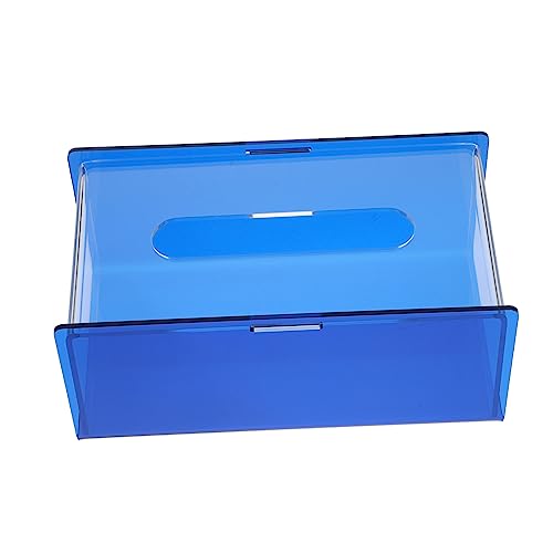 1Stk Schachtel aus Acrylpapier Acrylic cartons papiertücher Box klarer Behälter Auto Papierhandtücher Serviettenetui für den Haushalt Pumpkarton Einfach Tissue-Box Toilettenpapier von Cabilock