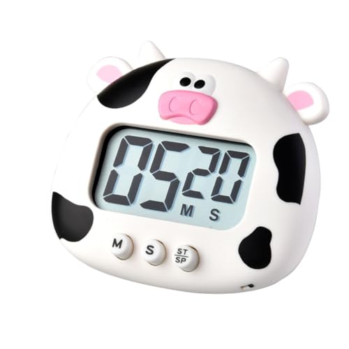 Cabilock 1stk Timer Sanduhr Küken Spaß Männer Wecker Leistung Elektrische Backzeitschaltuhr Kuh Lustig Mehrere Digital Ofen Eins Kaninchen Gadgets Einfach Retro Gerät Uhren Weiß Abs von Cabilock