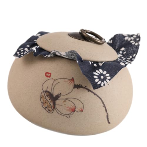 Cabilock 1stück Keramischer Teedose Klassischer Tragbarer Und Versiegelter Teekrug Für Grünen Tee Geeignet Für Verschiedene Teesorten Assortierten Farben von Cabilock