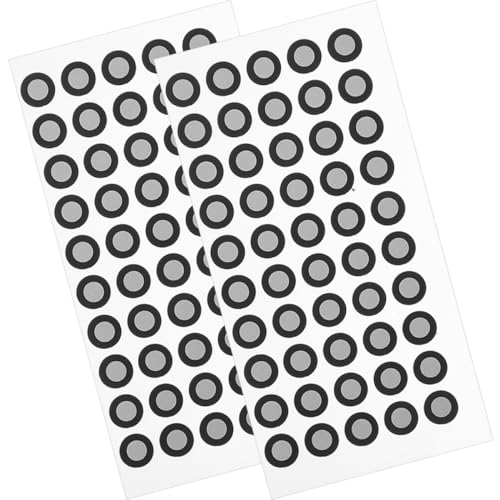 Cabilock 2 Blätter Reflektierende Markierungspunkte aus Hochleistungsfolie für Scanner Präzise Positionierungsziele für Reverse Engineering und Inspektion von Cabilock