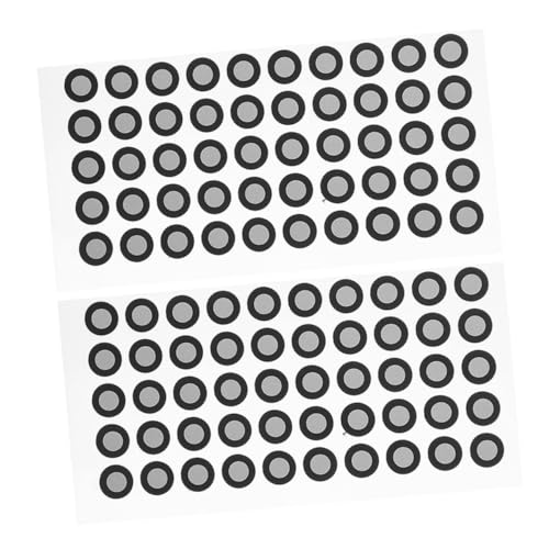 Cabilock 2 Blätter Scanner Markierungspunkte Reflektierende Referenzpunkte Hochreflektierende Reißfeste Scan Marker mit Dicke pro für Präzise Positionierung von Cabilock
