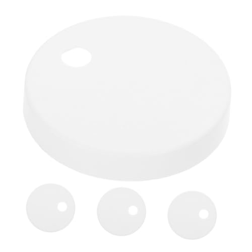 Cabilock 2 Paar Toilettensitz Schraubenabdeckungen Weiß Kunststoff Bolzenschutz Dekorative Wc Befestigungsabdeckungen Einfache Montage für Badzubehör Cabilock 2 Paar Toilettensitz Schraubenabdeckungen Weiß Kunststoff Bolzenschutz Dekorative Wc Befestigungsabdeckungen Einfache Montage für Badzubehör von Cabilock