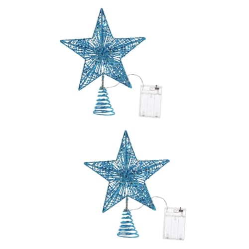 Cabilock 2 STK Baumwipfelstern Weihnachtssternverzierungen Urlaub Baumspitze Stern Baumspitze Metall Weihnachtsbaum Stern Topper Weihnachten Eisen Sternenbaum Berühmtheit Cabilock 2 STK Baumwipfelstern Weihnachtssternverzierungen Urlaub Baumspitze Stern Baumspitze Metall Weihnachtsbaum Stern Topper Weihnachten Eisen Sternenbaum Berühmtheit von Cabilock