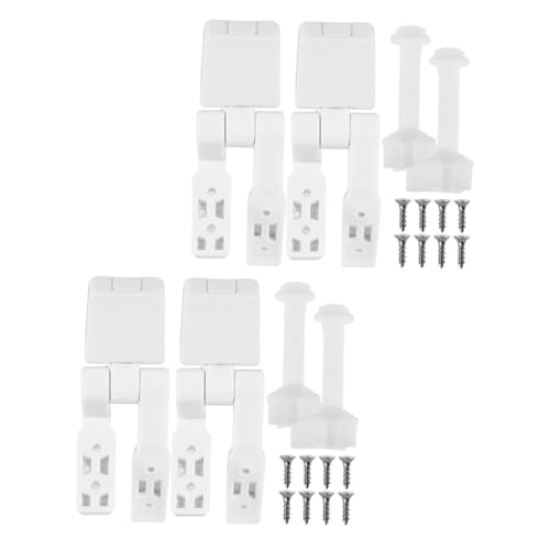 Cabilock 2 Sätze Scharnier Für Toilettensitze Toilettenreparatur -montage -hardware Universelle Wc-sitzschrauben Klammer Für Toilettensitz Universelle Toilettensitzhalterung Abs Weiß Cabilock 2 Sätze Scharnier Für Toilettensitze Toilettenreparatur -montage -hardware Universelle Wc-sitzschrauben Klammer Für Toilettensitz Universelle Toilettensitzhalterung Abs Weiß von Cabilock