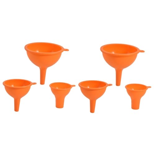 Cabilock 2 Sätze Silikon Trichter Speiseöl Trichter Mini Trichter Fülltrichter Trichter Für Ätherische Öle Gewürzpulver Trichter Essig Trichter Marmeladentrichter Ölsieb 3 Stück * 2 von Cabilock