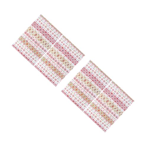 Cabilock 2 Sätze Tischset Pädiprotect Schutzzelt KüChe Pferdeparty Richtkorrektor Kerze Im Europäischen Stil wasserdichte Tassenmatte Untersetzer Für Den Haushalt PVC Colorful 2 Stück * 2 von Cabilock