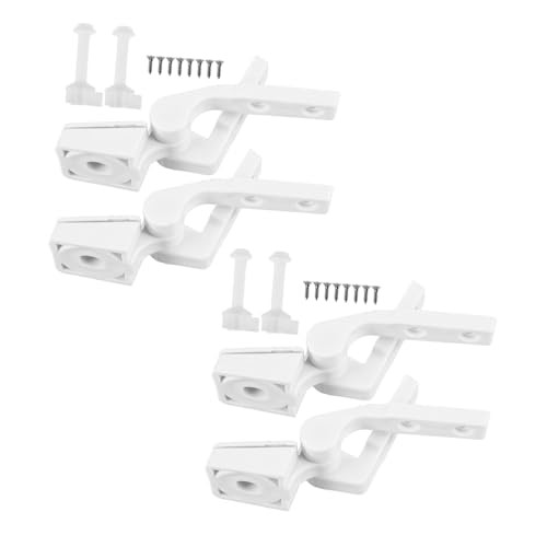 Cabilock 2 Sätze Toilettensitz Scharniere Weiß Kunststoff mit Montageschrauben und Stiften Ersatzset für Einfache Reparatur und Stabile Befestigung Kompatibel mit Standard Wc Sitzen Cabilock 2 Sätze Toilettensitz Scharniere Weiß Kunststoff mit Montageschrauben und Stiften Ersatzset für Einfache Reparatur und Stabile Befestigung Kompatibel mit Standard Wc Sitzen von Cabilock