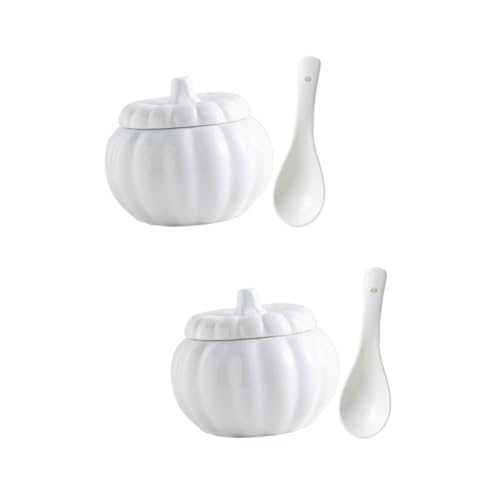 Cabilock 2 Sets Kürbisbecher Lebensmittelbehälter Eintopftöpfe Mit Deckel Eierpudding Schüssel Suppenterrine Mit Löffel Suppentopf Mit Suppenschüssel Mit Deckel Kürbis Cabilock 2 Sets Kürbisbecher Lebensmittelbehälter Eintopftöpfe Mit Deckel Eierpudding Schüssel Suppenterrine Mit Löffel Suppentopf Mit Suppenschüssel Mit Deckel Kürbis von Cabilock