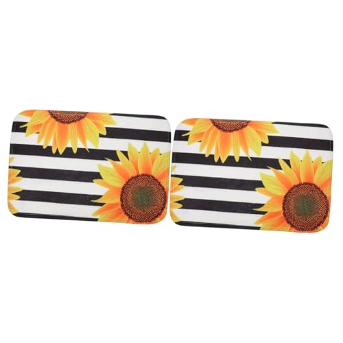 Cabilock 2 Stck. Küchenmatte mit Sonnenblumen rutschfeste Bodenmatte für Bad und Waschbar Strapazierfähig Wasserabsorbierend für Schlafzimmer und Eingangsbereich Cabilock 2 Stck. Küchenmatte mit Sonnenblumen rutschfeste Bodenmatte für Bad und Waschbar Strapazierfähig Wasserabsorbierend für Schlafzimmer und Eingangsbereich von Cabilock