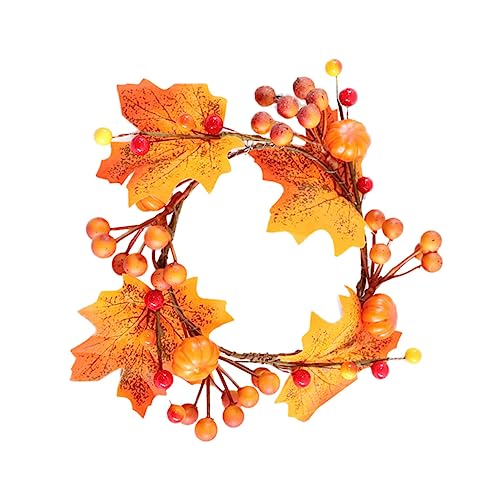 Cabilock 2 Stück Ahorn Kürbiskranz Herbstkranz Weihnachtsdekoration Für Draußen Herbstblatt Kerzenring Herbst Mittelstücke Für Tische Herbstgirlande Kleine Herbst Kerzenringe Cabilock 2 Stück Ahorn Kürbiskranz Herbstkranz Weihnachtsdekoration Für Draußen Herbstblatt Kerzenring Herbst Mittelstücke Für Tische Herbstgirlande Kleine Herbst Kerzenringe von Cabilock