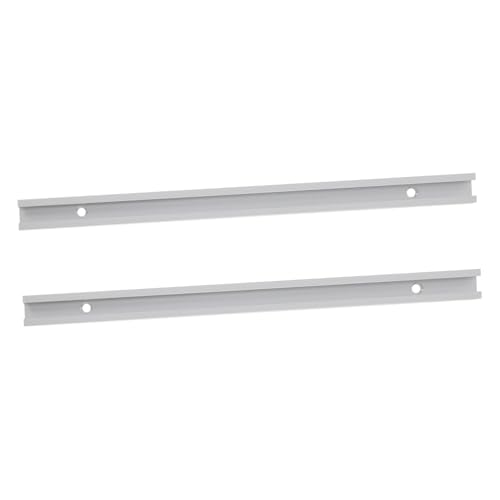 Cabilock 2 Stück Aluminium T track Schiene Holzarbeit Führungsschiene Stabil Verschleißfest für Automatisierung Drucker Geeignet von Cabilock