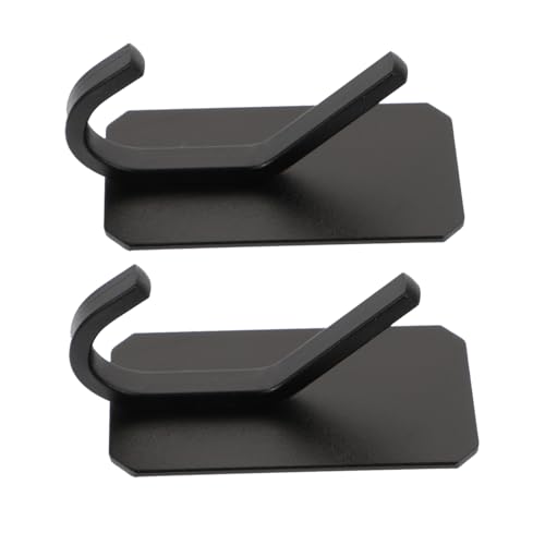 Cabilock 2 Stück Aluminiumlegierung Selbstklebender Wandhaken J haken Schwarz Ohne Bohren Stark Haftend Für Badezimmer Küchenutensilien Organizer Cabilock 2 Stück Aluminiumlegierung Selbstklebender Wandhaken J haken Schwarz Ohne Bohren Stark Haftend Für Badezimmer Küchenutensilien Organizer von Cabilock