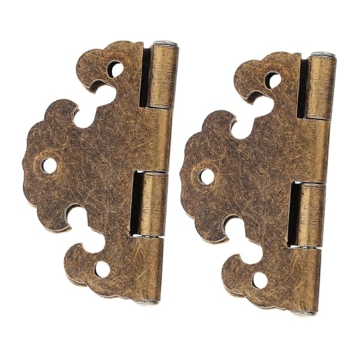 Cabilock 2 Stück Antike Möbel scharniere aus Robustem Metall Retro stil für Holzboxen und Kleiderschränke Außenliegende Montage Einfache Installation Klassische Vintage optik Cabilock 2 Stück Antike Möbel scharniere aus Robustem Metall Retro stil für Holzboxen und Kleiderschränke Außenliegende Montage Einfache Installation Klassische Vintage optik von Cabilock