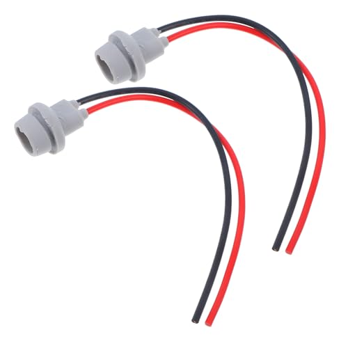 Cabilock 2 Stück Auto Lampenfassung Adapter für Blinker und Innenbeleuchtung Halter für Auto und Motorrad Installieren Langlebig und Zuverlässig Zufällige Farbe Zufällige Farbe von Cabilock