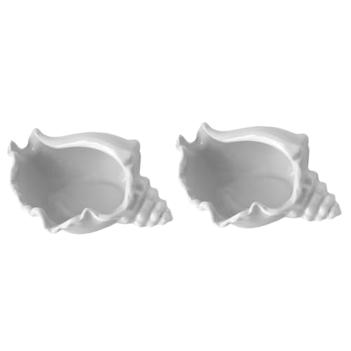 Cabilock 2 Stück Conch Schmuckablage aus Keramik Dekorativer Ringhalter und Schmuckorganizer für Ringe Ohrringe und Stilvolles Tablett für Kommode und Badezimmer Weißes Design für Zuhause Cabilock 2 Stück Conch Schmuckablage aus Keramik Dekorativer Ringhalter und Schmuckorganizer für Ringe Ohrringe und Stilvolles Tablett für Kommode und Badezimmer Weißes Design für Zuhause von Cabilock