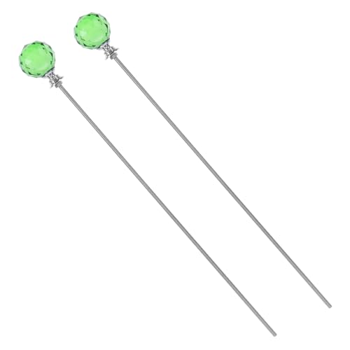 Cabilock 2 Stück Dekorative Gartenstäbe mit Kristallspitze Metallpflanzenstützen für Indoor Outdoor-Pflanzen Stilvolle Deko für Blumenkübel Feengarten-zubehör Pflegeleicht und Vielseitig Cabilock 2 Stück Dekorative Gartenstäbe mit Kristallspitze Metallpflanzenstützen für Indoor Outdoor-Pflanzen Stilvolle Deko für Blumenkübel Feengarten-zubehör Pflegeleicht und Vielseitig von Cabilock