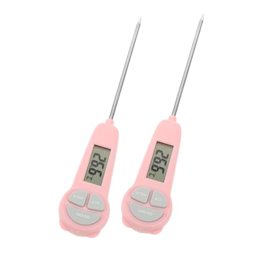Cabilock 2 Stück Digitales Thermometer für Lebensmittel Sofortablesung für Kochen Backen und Frittieren und Tragbar für Milchpulver und Öl Praktisch für Zuhause und Reisen Cabilock 2 Stück Digitales Thermometer für Lebensmittel Sofortablesung für Kochen Backen und Frittieren und Tragbar für Milchpulver und Öl Praktisch für Zuhause und Reisen von Cabilock