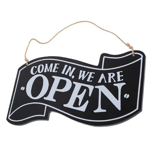 Cabilock 2 Stück Doppelseitiges Holzschild Offen Geschlossen Türschild für Geschäft Hängendes Dekoratives Schild Retro Design Hohe Sichtbarkeit für Restaurants Bars Hotels Cabilock 2 Stück Doppelseitiges Holzschild Offen Geschlossen Türschild für Geschäft Hängendes Dekoratives Schild Retro Design Hohe Sichtbarkeit für Restaurants Bars Hotels von Cabilock