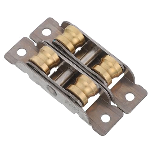 Cabilock 2 Stück Edelstahl Fensterrolle Glastür Schieberolle Push Pull Fensterrolle Tür Stahl Laufrollen Für Türen Kleiderschrank Gleitrollen von Cabilock