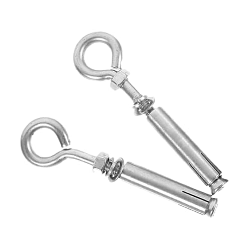 Cabilock 2 Stück Expansionsdübel mit Ringschraube Teilig für Betonwände Vielseitiger Wandhaken für Innen Außen Sichere Befestigung von Zaun Draht Kabelgeländer Wäscheleine Cabilock 2 Stück Expansionsdübel mit Ringschraube Teilig für Betonwände Vielseitiger Wandhaken für Innen Außen Sichere Befestigung von Zaun Draht Kabelgeländer Wäscheleine von Cabilock