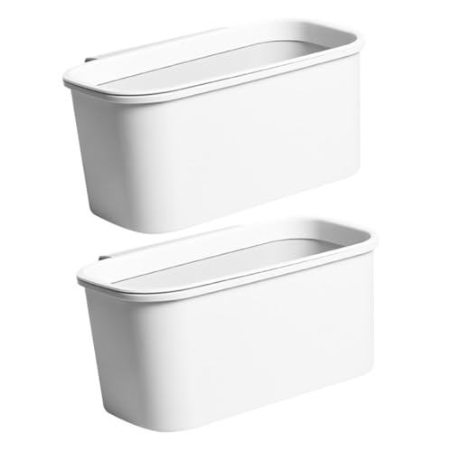 Cabilock 2 Stück Hängender Müllbehälter Küche Weiß Kompakter Abfalleimer zum Aufhängen Praktischer Haushaltsabfallbehälter Vielseitig für Schrank Schreibtisch und Schrankorganizer Cabilock 2 Stück Hängender Müllbehälter Küche Weiß Kompakter Abfalleimer zum Aufhängen Praktischer Haushaltsabfallbehälter Vielseitig für Schrank Schreibtisch und Schrankorganizer von Cabilock