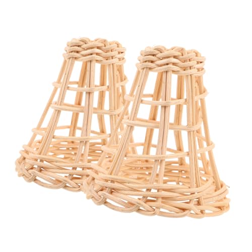 Cabilock 2 Stück Handgewebte Mini Rattan Lampenschirme für Kronleuchter und Tischlampen Natürliche Flechtkunst Vintage Pendelleuchte Lampenabdeckungen Robust und Vielseitig für Boho dekor Cabilock 2 Stück Handgewebte Mini Rattan Lampenschirme für Kronleuchter und Tischlampen Natürliche Flechtkunst Vintage Pendelleuchte Lampenabdeckungen Robust und Vielseitig für Boho dekor von Cabilock