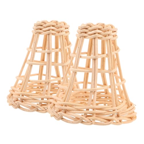 Cabilock 2 Stück Handgewebte Mini rattanschirme Natürliche Kleine Lampenschirme für Kronleuchter und Tischlampen Dekorative Runde Lampenschirme aus Robustem Rattan Vielseitig für Cabilock 2 Stück Handgewebte Mini rattanschirme Natürliche Kleine Lampenschirme für Kronleuchter und Tischlampen Dekorative Runde Lampenschirme aus Robustem Rattan Vielseitig für von Cabilock