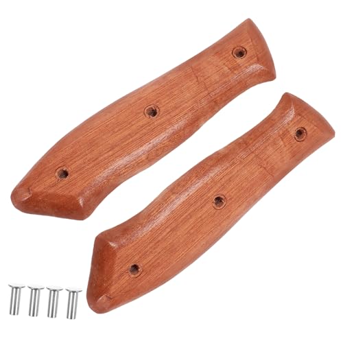 Cabilock 2 Stück Holzgriff Küchenmesser Ersatzgriff Ergonomisch Rutschfest Leichter Messergriff aus Holz Praktisches Küchenzubehör für Messermacher und Reparatur Cabilock 2 Stück Holzgriff Küchenmesser Ersatzgriff Ergonomisch Rutschfest Leichter Messergriff aus Holz Praktisches Küchenzubehör für Messermacher und Reparatur von Cabilock