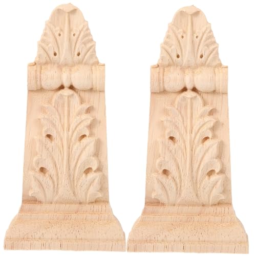 Cabilock 2 Stück Holzverzierung Europäisches Design Geschnitzte Applikationen für Möbel Tür und Schrankdekoration Unlackiert Wand und Möbelverzierung aus Holz Cabilock 2 Stück Holzverzierung Europäisches Design Geschnitzte Applikationen für Möbel Tür und Schrankdekoration Unlackiert Wand und Möbelverzierung aus Holz von Cabilock