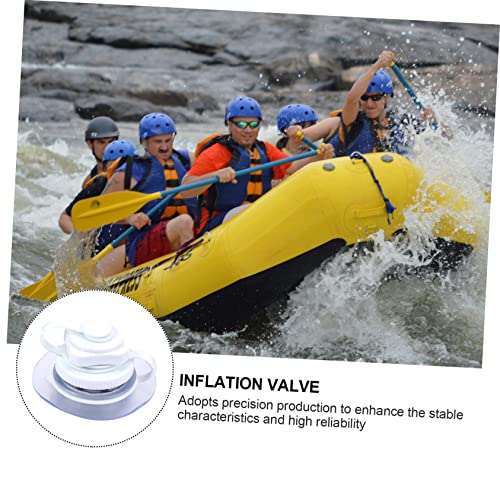 Cabilock 2 Stück Inflationsventil Spiral luftstopfen Tpu Ersatzventil mit Auslaufschutz für Kajak Luftbett Schlauchboot Aufblasbar Boston Valve Zubehör Zufällige Farbe Zufällige Farbe von Cabilock