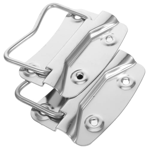Cabilock 2 Stück Klappgriff für Kisten Robuste Tragegriffe für Werkzeugkisten und Aufbewahrungsboxen Industriefester Design mit Federvorrichtung Platzsparend und Langlebig von Cabilock