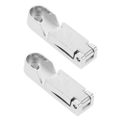 Cabilock 2 Stück Kleiderstangenhalter aus Langlebigem Stabile Halterung für Kleiderschrankstangen Einfache Montage Geeignet für Garderobe Bad und Balkon Silberfarbene Rod Socket Zubehör Cabilock 2 Stück Kleiderstangenhalter aus Langlebigem Stabile Halterung für Kleiderschrankstangen Einfache Montage Geeignet für Garderobe Bad und Balkon Silberfarbene Rod Socket Zubehör von Cabilock