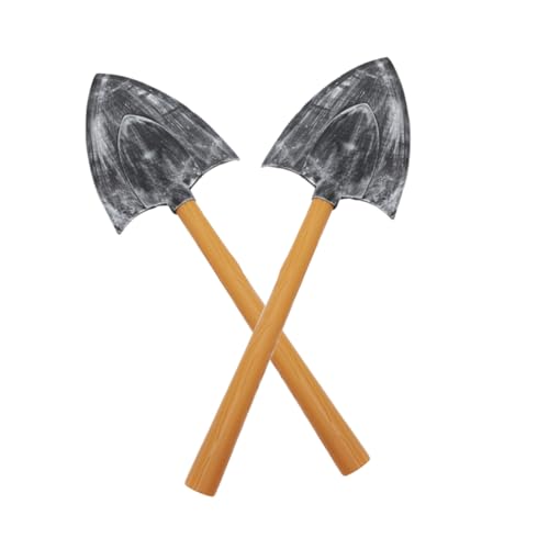 Cabilock 2 Stück Kreative Mini Schaufel Deko Requisite aus Kunststoff für Halloween Party Bühnenauftritt Foto Requisit Vielseitig Nutzbar als Fake Spade Prop und Zimmerdeko von Cabilock