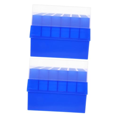 Cabilock 2 Stück Kunststoff Zentrifugenröhrchen Aufbewahrungsbox Fächer mit Nummerierung Stabile Labor Gefrierröhrchen Halterung für Proben Wiederverwendbar Leicht und Sicher Cabilock 2 Stück Kunststoff Zentrifugenröhrchen Aufbewahrungsbox Fächer mit Nummerierung Stabile Labor Gefrierröhrchen Halterung für Proben Wiederverwendbar Leicht und Sicher von Cabilock