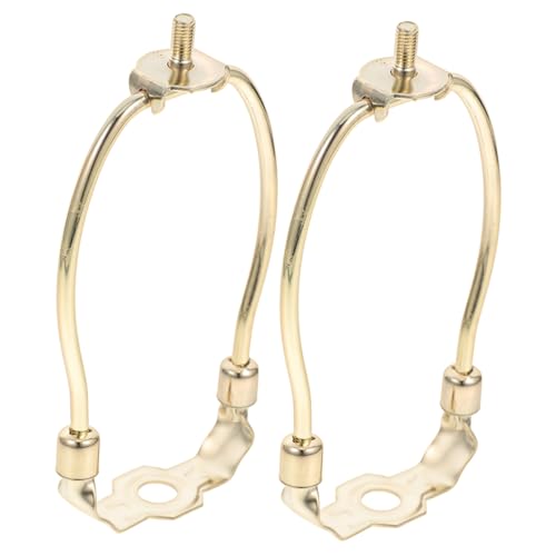 Cabilock 2 Stück Lampenschirm Halter aus Metall Robuste Lampenhalterung für Tisch und Stehlampen Einfache Montage Rutschfestes Lampenschirm Zubehör DIY Reparaturset Goldfarbene Cabilock 2 Stück Lampenschirm Halter aus Metall Robuste Lampenhalterung für Tisch und Stehlampen Einfache Montage Rutschfestes Lampenschirm Zubehör DIY Reparaturset Goldfarbene von Cabilock