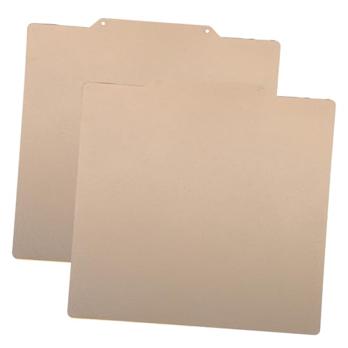 Cabilock 2 Stück Magnetische Drucker Heizbettplatte Doppelseitige Flexible Stahlbauplatte mit Pei Beschichtung Hitzebeständig Kompatibel mit Anet Ender Pro Verbesserte Haftung Langlebig von Cabilock