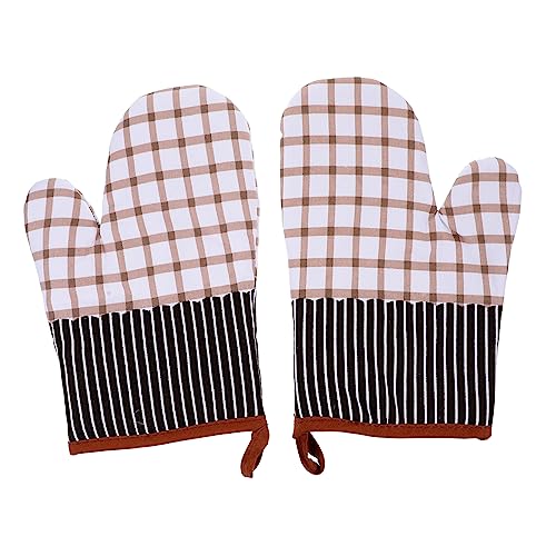 Cabilock 2stücke Hitzebeständige Küchenhandschuhe Strapazierfähige Backhandschuhe Für Ofen Mikrowelle Kochen Grillen Verbrühungsschutzhandschuhe Geeignet Für Erwachsene von Cabilock