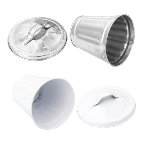 Cabilock 2 Stück Mini Abfalleimer Deckel Vielseitiger Aufbewahrungstopf und Blumentopf Kompakt für Schlafzimmer Büro Wohnzimmer Dekorativ und Praktisch Cabilock 2 Stück Mini Abfalleimer Deckel Vielseitiger Aufbewahrungstopf und Blumentopf Kompakt für Schlafzimmer Büro Wohnzimmer Dekorativ und Praktisch von Cabilock