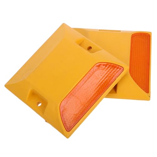 Cabilock 2 Stück Reflektierende Straßenmarkierungen aus Widerstandsfähigem Kunststoff Erhöhte Fahrbahnreflektoren für Einfahrten Gehwege und Autobahnen Hohe Sichtbarkeit bei Nacht Cabilock 2 Stück Reflektierende Straßenmarkierungen aus Widerstandsfähigem Kunststoff Erhöhte Fahrbahnreflektoren für Einfahrten Gehwege und Autobahnen Hohe Sichtbarkeit bei Nacht von Cabilock