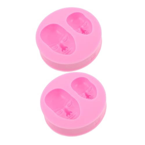 Cabilock 2 Stück Silikon Fondant Formen Gesichtsmotiv Flexible Backform für Kuchen Schokolade und Süßigkeiten Detailreiche und Wiederverwendbare Küchenform für Kreative Tortendekoration Cabilock 2 Stück Silikon Fondant Formen Gesichtsmotiv Flexible Backform für Kuchen Schokolade und Süßigkeiten Detailreiche und Wiederverwendbare Küchenform für Kreative Tortendekoration von Cabilock