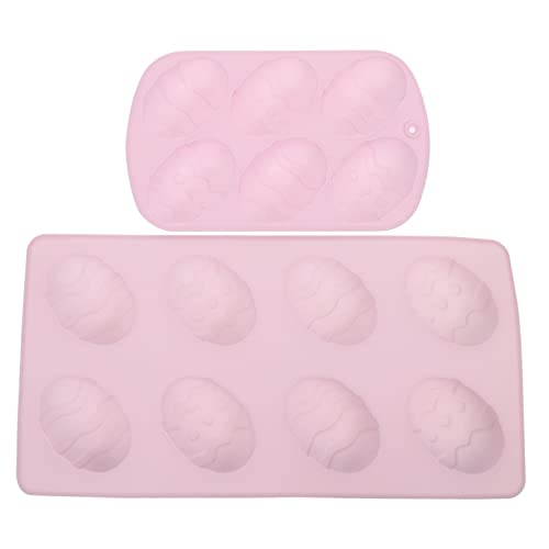 Cabilock 2 Stück Silikonform Teiliges Ostern Backform Eierform DIY Dessertkuchenform Wiederverwendbar Glatt für Kekse Pudding Kuchen Dekoration Cabilock 2 Stück Silikonform Teiliges Ostern Backform Eierform DIY Dessertkuchenform Wiederverwendbar Glatt für Kekse Pudding Kuchen Dekoration von Cabilock