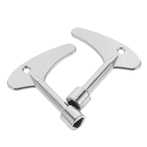 Cabilock 2 Stück Teiliges Dreiecksschlüssel aus Zinklegierung Multifunktional für Stromzähler Gaszähler Verteilerkästen Präzise Gefertigt Kompakt und Tragbar Praktisches Werkzeug für und von Cabilock