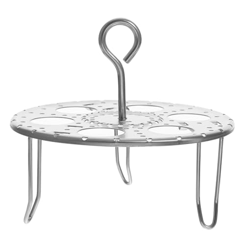 Cabilock 2 Stück Teiliges Edelstahl Dampfgarer Rack Faltbar Vielseitiger Dämpfeinsatz mit Stabilen Beinen Geeignet für Töpfe Schnellkochtöpfe und Airfryer Sicherer Steamer Stand für Gemüse Cabilock 2 Stück Teiliges Edelstahl Dampfgarer Rack Faltbar Vielseitiger Dämpfeinsatz mit Stabilen Beinen Geeignet für Töpfe Schnellkochtöpfe und Airfryer Sicherer Steamer Stand für Gemüse von Cabilock