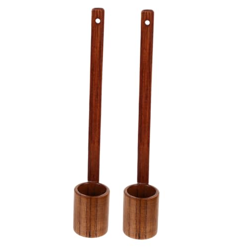 Cabilock 2 Stück Teiliges Holz Weinlöffel mit Langem Griff Flachboden Öl Schöpflöffel Ergonomisch Langlebig Vintage Design für Öl Bier Essig Sojasauce Küchen und Bargebrauch Cabilock 2 Stück Teiliges Holz Weinlöffel mit Langem Griff Flachboden Öl Schöpflöffel Ergonomisch Langlebig Vintage Design für Öl Bier Essig Sojasauce Küchen und Bargebrauch von Cabilock